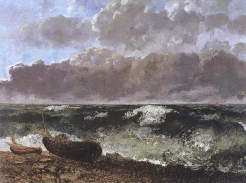 Gustave Courbet The Stormy Sea Germany oil painting art